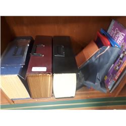 SHELF LOT OF OFFICE ORGANIZERS
