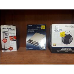 THREE PIECE SHELF LOT