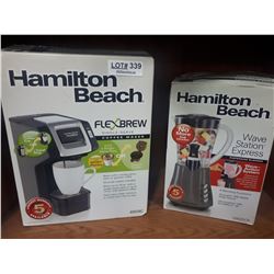 HAMILTON BEACH COFFEE MAKER AND BLENDER