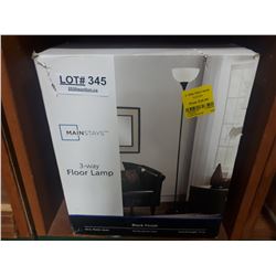 MAINSTAYS THREE WAY FLOOR LAMP