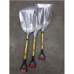 LOT OF THREE NEW SHOVELS