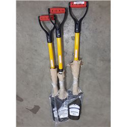 THREE NEW DRAIN SPADES