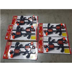 SIX NEW 2 PC NYLON WOOD CLAMP SETS