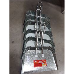 SIX NEW JUMBO DUSTPANS
