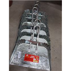 SIX NEW JUMBO DUSTPANS
