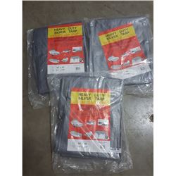 THREE NEW 10'X12' TARPS