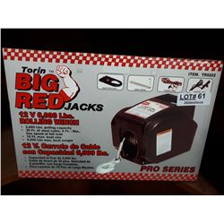 NEW BIG RED 6000 POUND ROLLING WINCH