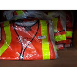 TWLEVE NEW SAFETY VESTS IN PACKAGE