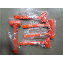 SIX NEW 2 POUND MALLETS