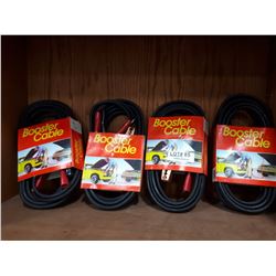 FOUR SETS NEW BOOSTER CABLES