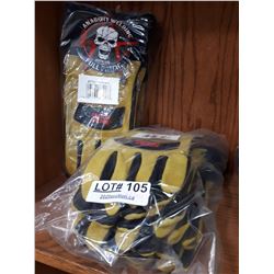 TWELVE PAIRS NEW ANARCHY WELDING GLOVES SIZE MEDIUM