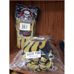 TWELVE PAIRS NEW ANARCHY WELDING GLOVES SIZE MEDIUM
