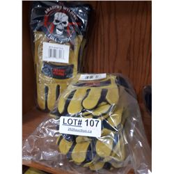 TWELVE PAIRS NEW ANARCHY WELDING GLOVES SIZE MEDIUM