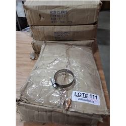 FOUR BOXES NEW HOSE CLAMPS