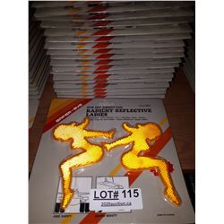 TWENTY+ NEW LADY FIGURE REFLECTORS-ASSORTED COLOURS