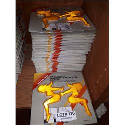 TWENTY+ NEW LADY FIGURE REFLECTORS-ASSORTED COLOURS
