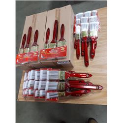 LOT OF THIRTY NEW PAINT BRUSH SETS