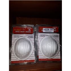 LOT OF APPROX TWENTY NEW DUST MASK SETS