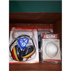 FOUR NEW RESPIRATORS AND FOUR DUST MASK SETS