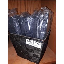 LOT OF TWELVE BLACK POCKET UMBRELLAS