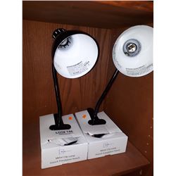 TWO NEW METAL CLIP ON LIGHTS