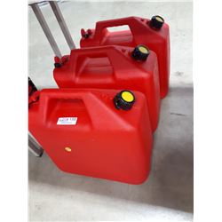 THREE NEW GAS CANS