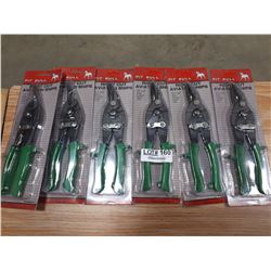 SIX NEW RIGHT CUT AVIATION SNIPS