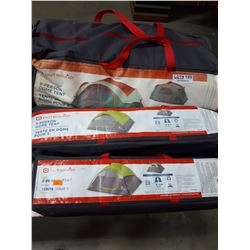 THREE NEW OUTBOUND TENTS-8, 3, AND 2 PERSON