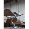 Image 1 : ART DECO CHROME JET PLANE FIGURE