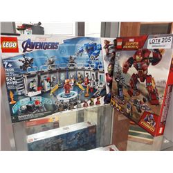 TWO NEW LEGO MARVEL SETS-IRON MAN HALL OF ARMOUR AND HULKBUSTER SMASH UP