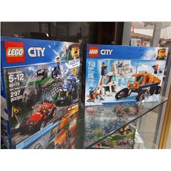 TWO NEW LEGO CITY SETS-DIRT ROAD PURSUIT AND ARCTIC SCOUT TRUCK