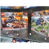 Image 1 : TWO NEW JURASSIC PARK LEGO SETS-CARNATAURUS AND BLUE'S HELICOPTER PURSUIT