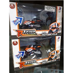 TWO NEW USB R/C MOTORCYCLES