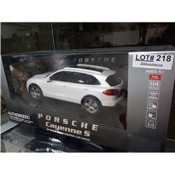 NEW WHITE PORSCHE CAYENNE S R/C CAR