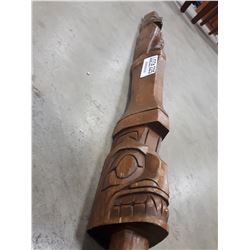 THUNDERBIRD AND GRIZZLY BEAR NATIVE TALKING STICK JIM YELTON SQUAMISH BC