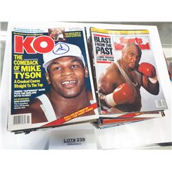 VINTAGE BOXING MAGAZINES FT. MIKE TYSON