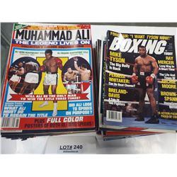 VINTAGE BOXING MAGAZINES FT. MUHAMMAD ALI