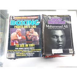 VINTAGE BOXING MAGAZINES FT. TYSON VS. HOLYFEILD