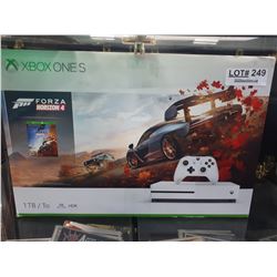 X-BOX ONE S. 1 TB . FORZA EDITION , COMPLETE, TESTED WORKING