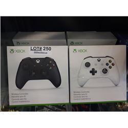 FOUR XBOX ONE WIRELESS CONTROLLERS