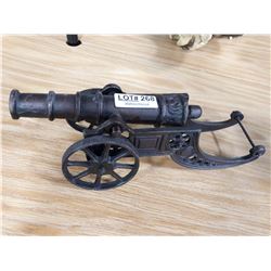 CAST IRON MINIATURE CANNON 17" LENGTH