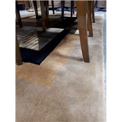 BROWN TONED MODERN AREA RUG