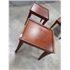 Image 1 : PAIR OF MATCHING WOOD SIDE TABLES