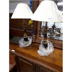 PAIR OF MATCHING TABLE LAMPS