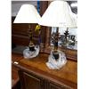 Image 1 : PAIR OF MATCHING TABLE LAMPS