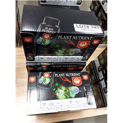 FIVE BOXES NEW PLANT NUTRIENT SUPPLEMENTS (8 BOTTLES PER BOX)