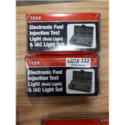 LOT OF TWO ELECTRONIC FUEL INJECTION TEST LIGHT KUTS