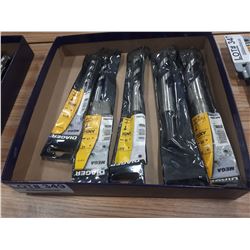 FIVE ASSORTED DIAGER ANSI DRILL BITS 5/16"-7/8"