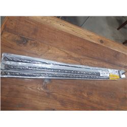 THREE 24" DIAGER ANSI 1/2" DRILL BITS