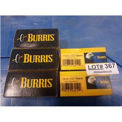 BAG OF FIVE BOXES BURRIS 1" OFFSET RING INSERTS